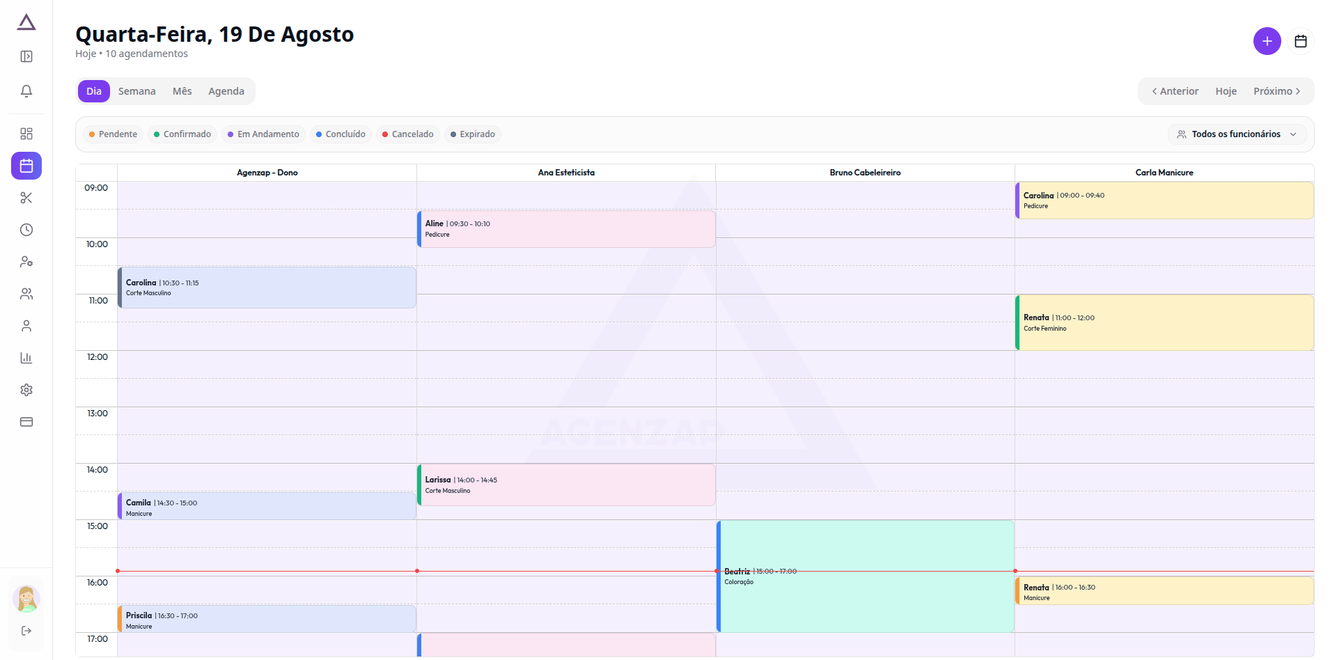Agenda diária