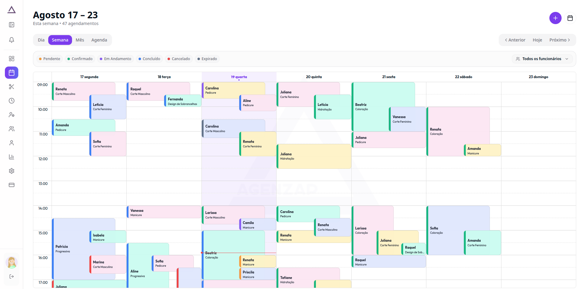 Agenda semanal